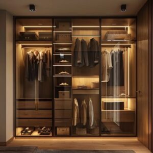 Mirror Door Wardrobe