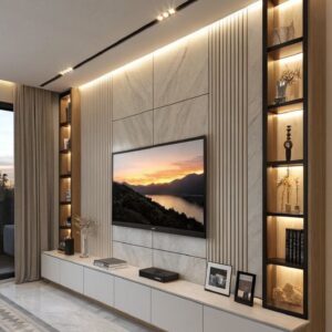 Contemporary TV Wall Panel